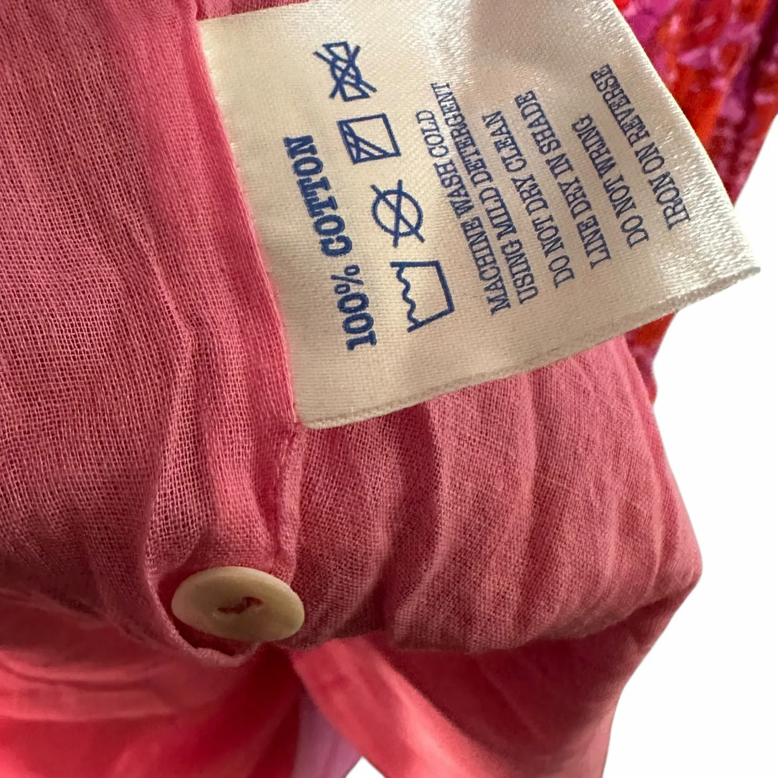 Pink City Prints Tuckernuck Poppy Isabel Classic Smocked Block Print Midi Dress - Image 9