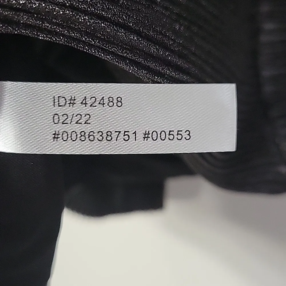 Metallic Pleated Bow Back Cropped Cami Gunmetal Size M NWT - Image 12