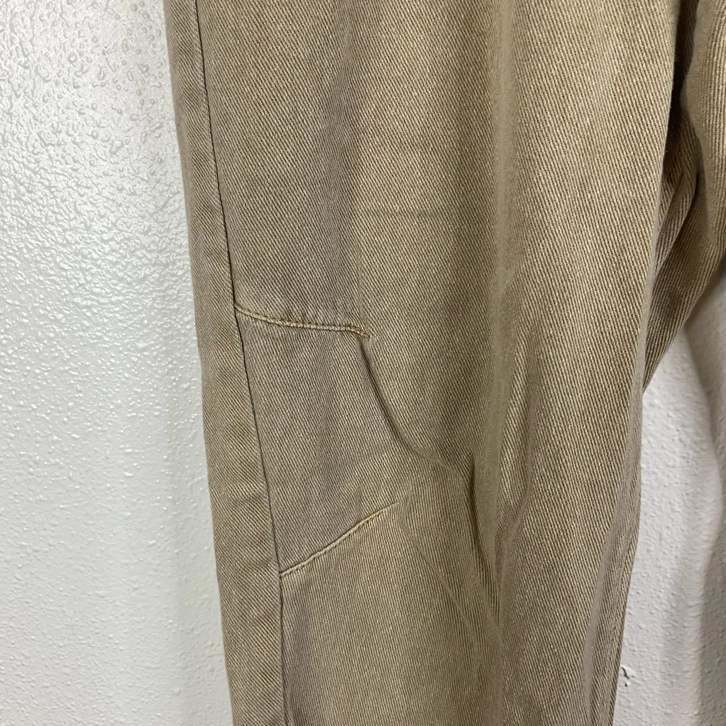 Bohme Straight Leg Tan Jeans Size Medium - Image 5