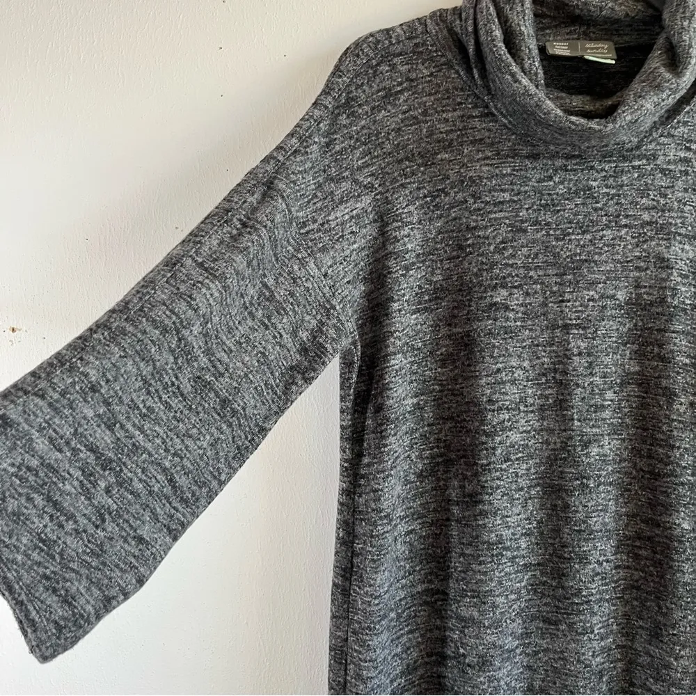 Anthropologie Dress Gray Saturday Sunday Julietta Cowl Neck Sweater Tunic XS EUC - Image 11