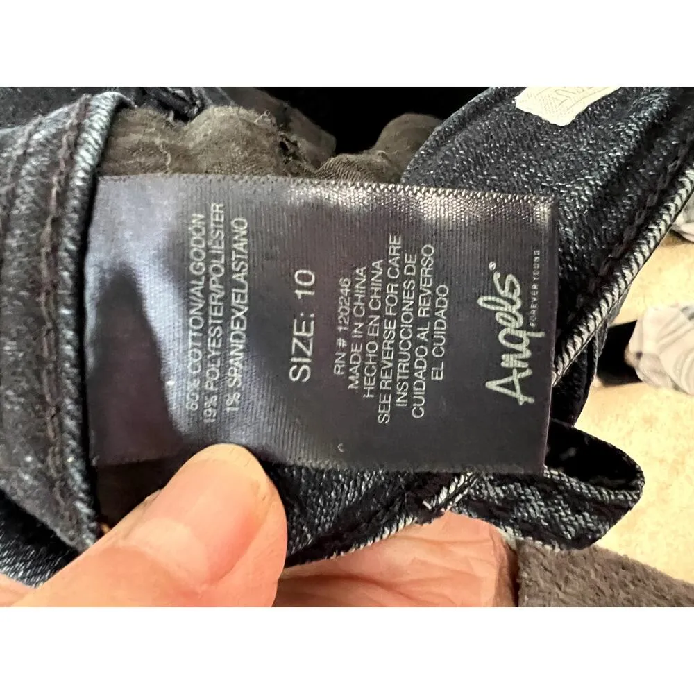 Angels womens size 10 30X30.5 jeans curvy bootcut mid - Image 11