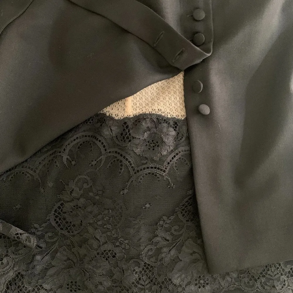 La Perla Sexy Silk Black Cocktail Dress Size IT 42 US 6 - Image 7