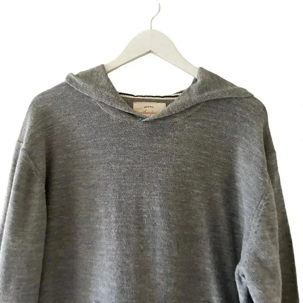Weatherproof Vintage Heather Gray Cotton Soft V-Neck Long Sleeves SZ XL # 1786 - Image 3