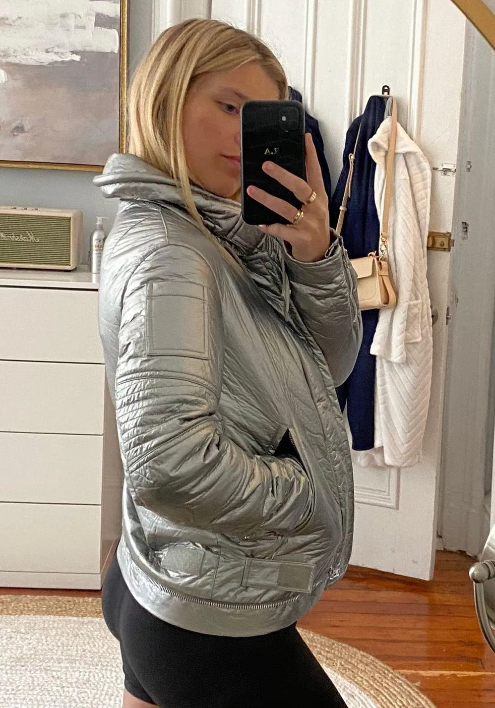 Helmut Lang Silver Jacket  - Image 2