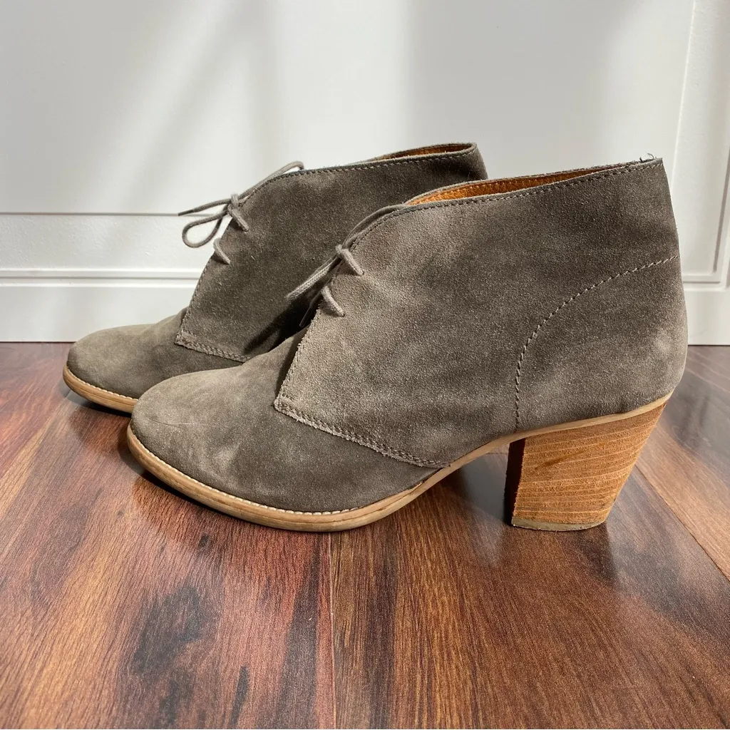 **Final Price**Madewell 1937 Footwear Sandstorm Suede Chunky Ankle Booties - Image 2