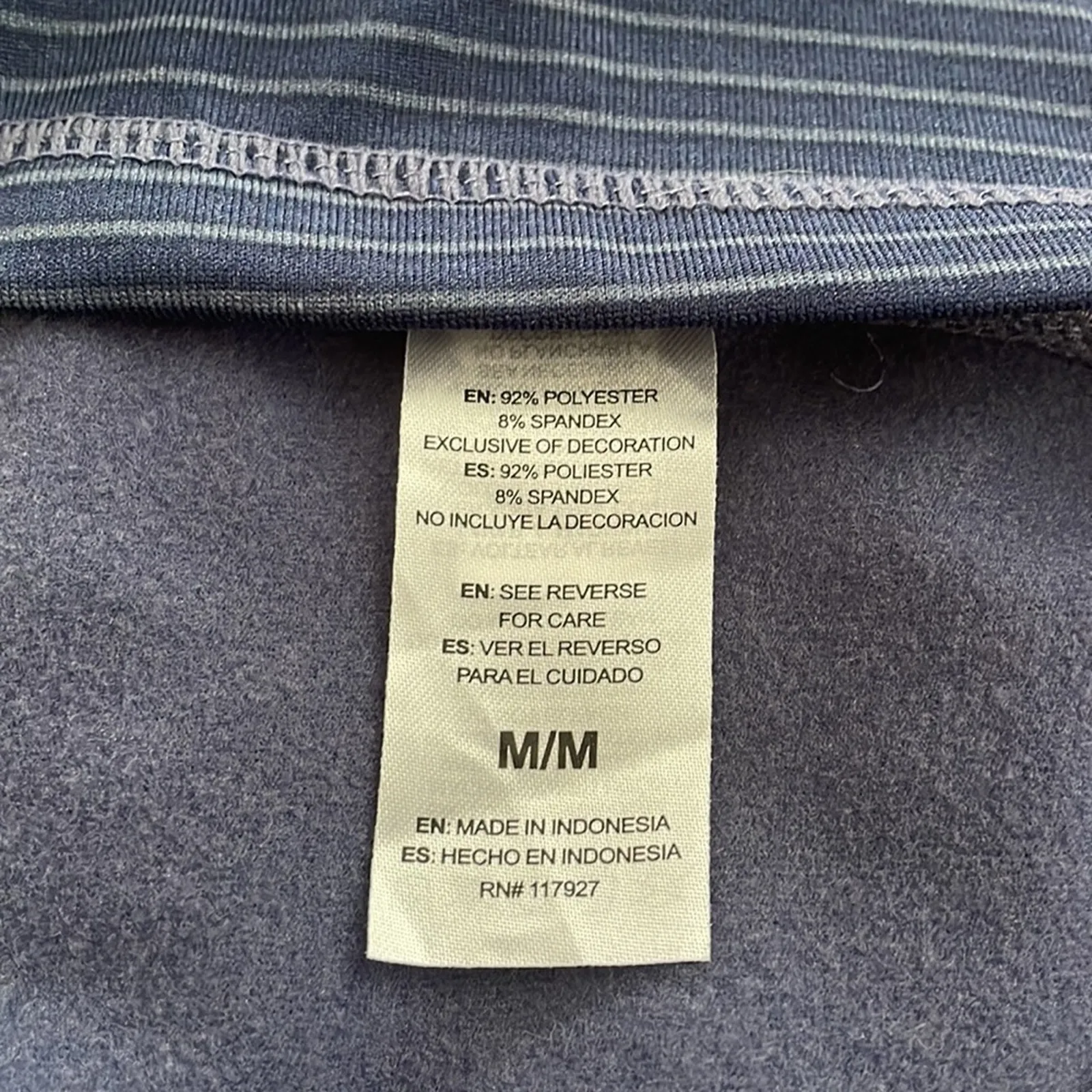 Head Half Zip Blue Pullover Thumbhole Pouch Athleisure Athletic Stretchy Tennis - Image 6