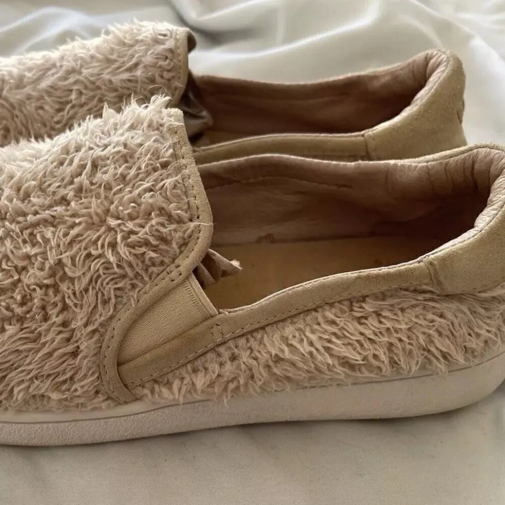 UGG Women’s Size 8 Ricci Plush Furry Slip On Faux Fur Loafers Sneakers 1019659 - Image 8