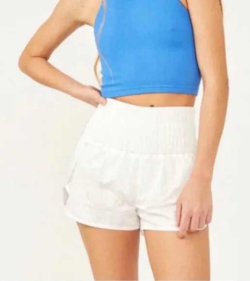 Free People FP Movement The Way Home Shorts in Optic White Size M - Image 1
