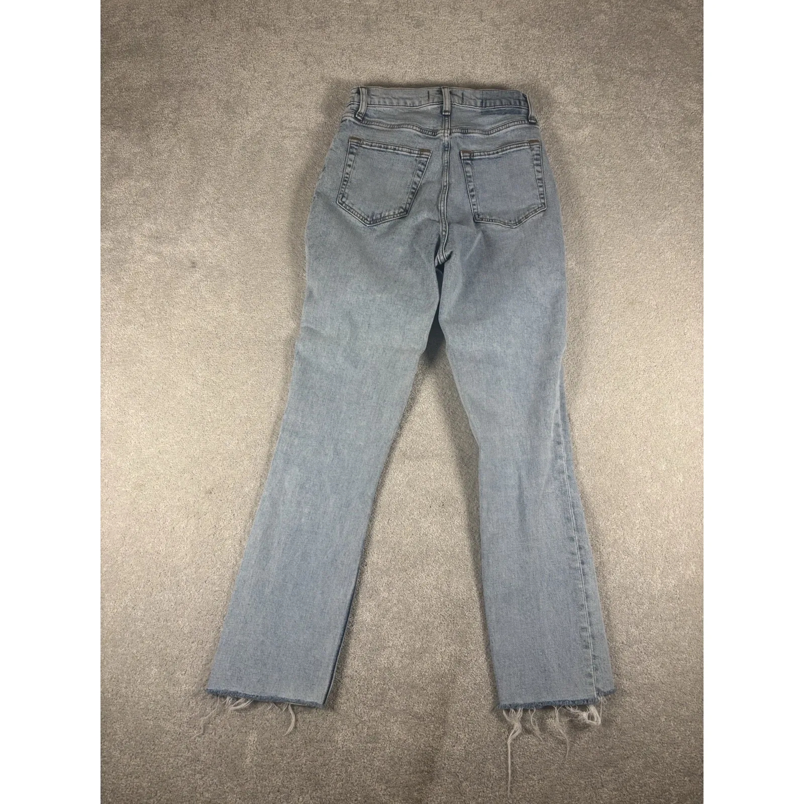 Abercrombie & Fitch The 90s Slim Straight Ultra High Rise Curve Love Jeans 26/2 - Image 6