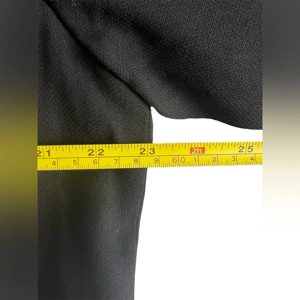 Doncaster Signature Vintage Black Wool Blazer Jacket Minimalist Plus size 14W - Image 10