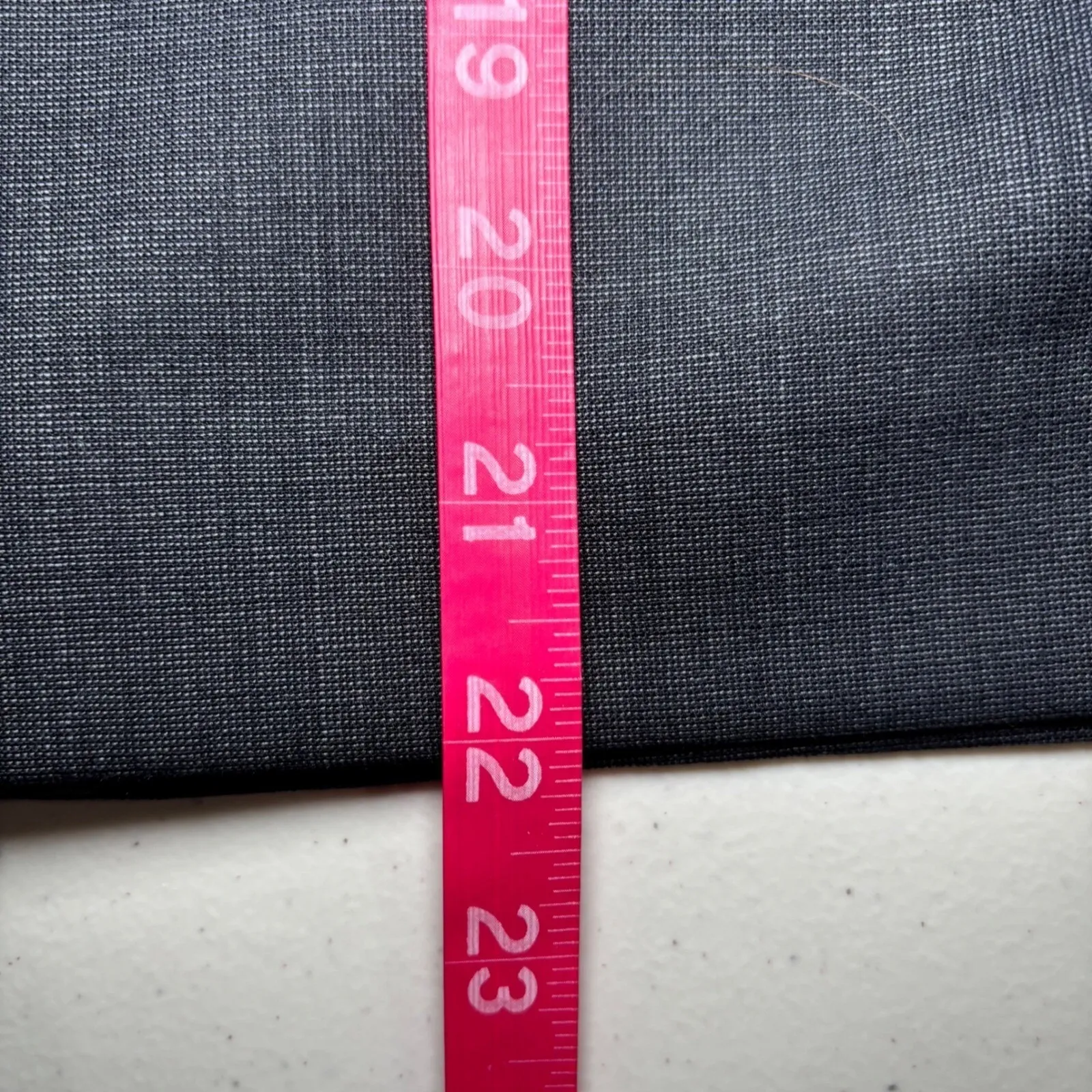 Banana‎ Republic Navy Check Mini Skirt Wool Blend Stretch 14 Office Workwear - Image 8