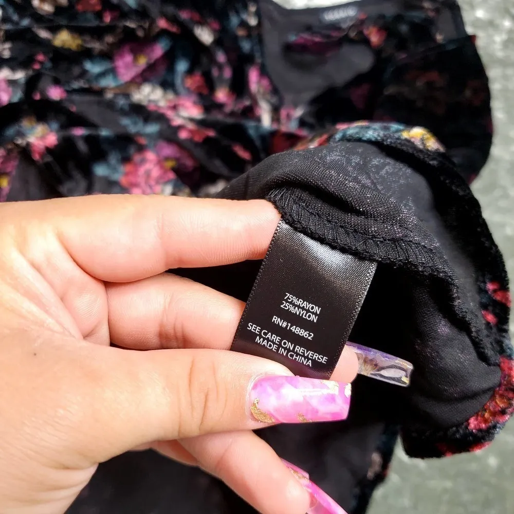 Torrid Floral Velvet Swing Cami - Image 8