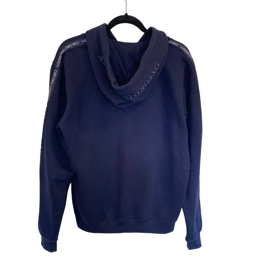 Oxford University Hoodie Official Merchandise In Navy Blue Size L - Image 3