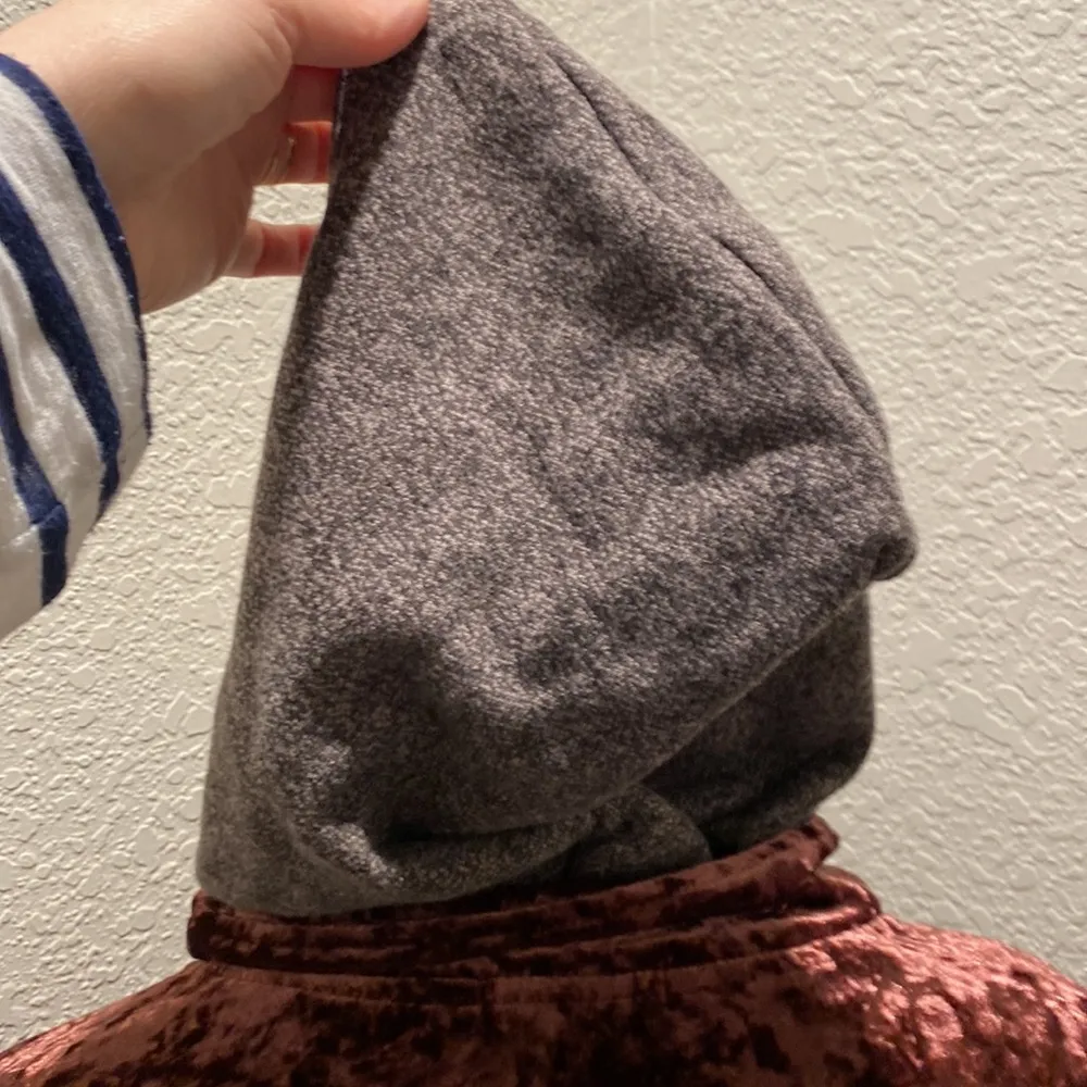 Gilded Intent Maroon Crushed Velvet/Velour Hoodie Half Zip EUC Sz Lg Polyester - Image 5