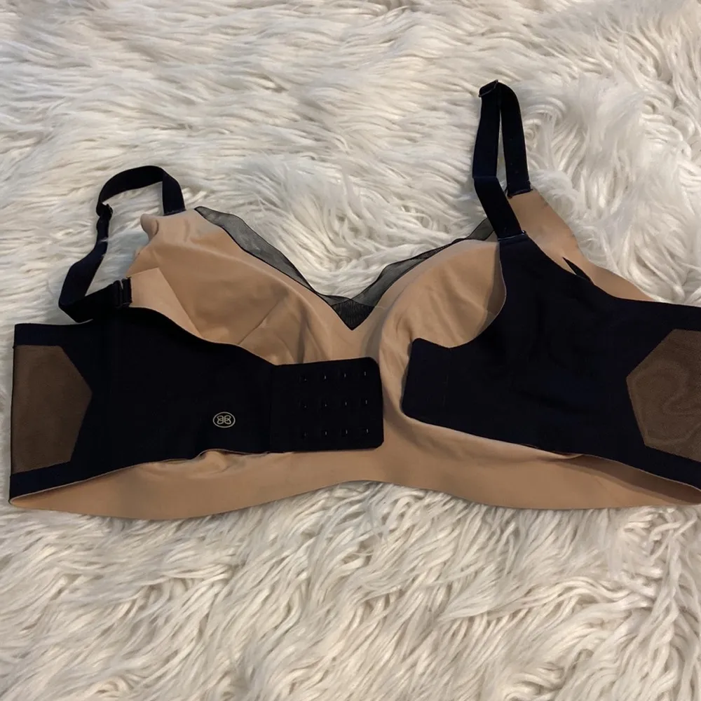 HoneyLove Elegant Black Sheer Panel Bra size XL excellent condition - Image 3