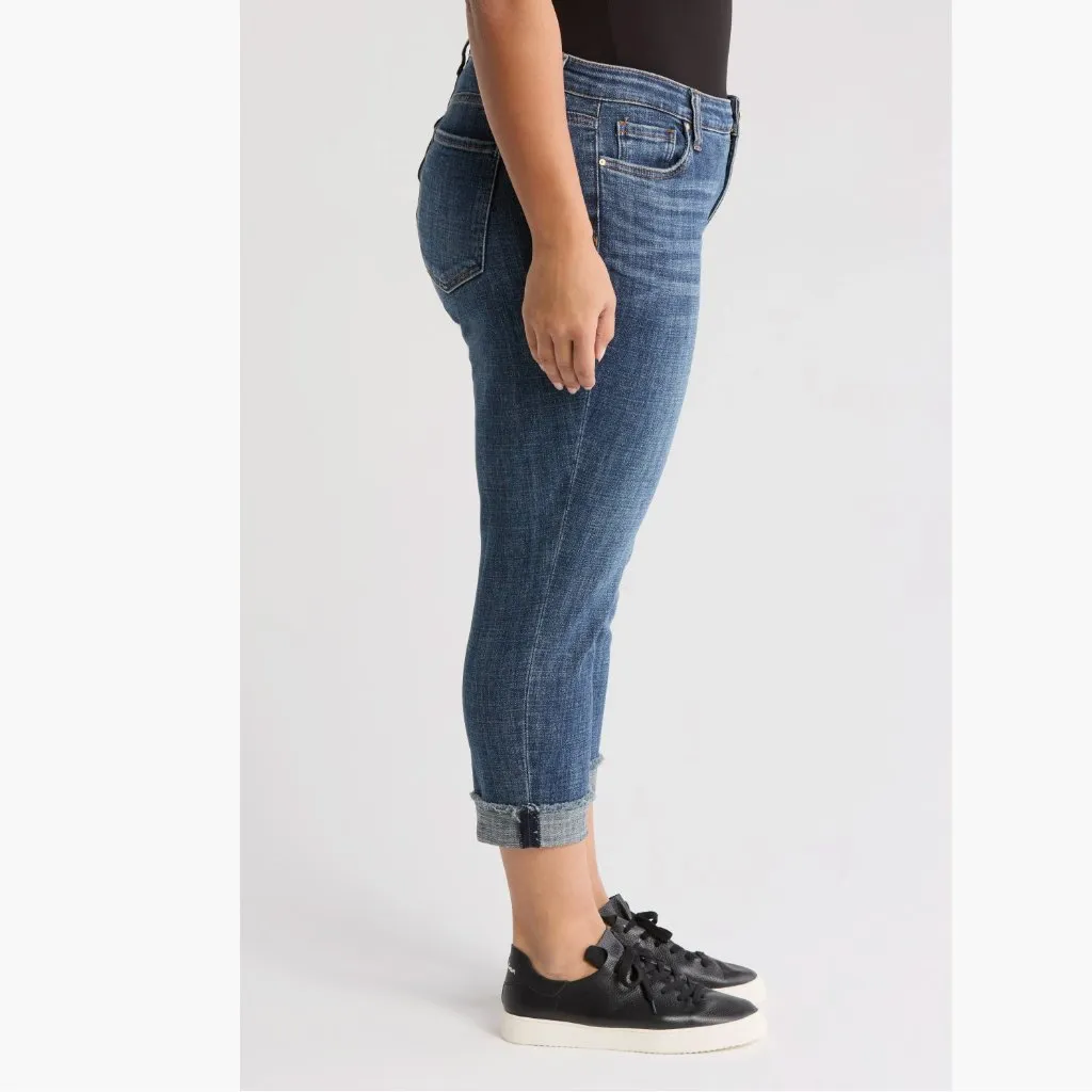 NWT KUT from the Kloth Amy Cuffed Crop Straight Leg Jeans (Plus) 22W, AESTHETIC - Image 3