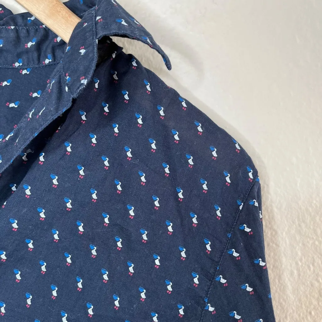 Grayson Frank and Eileen Womens The Hero Duck Print Long Sleeve Button - Image 6