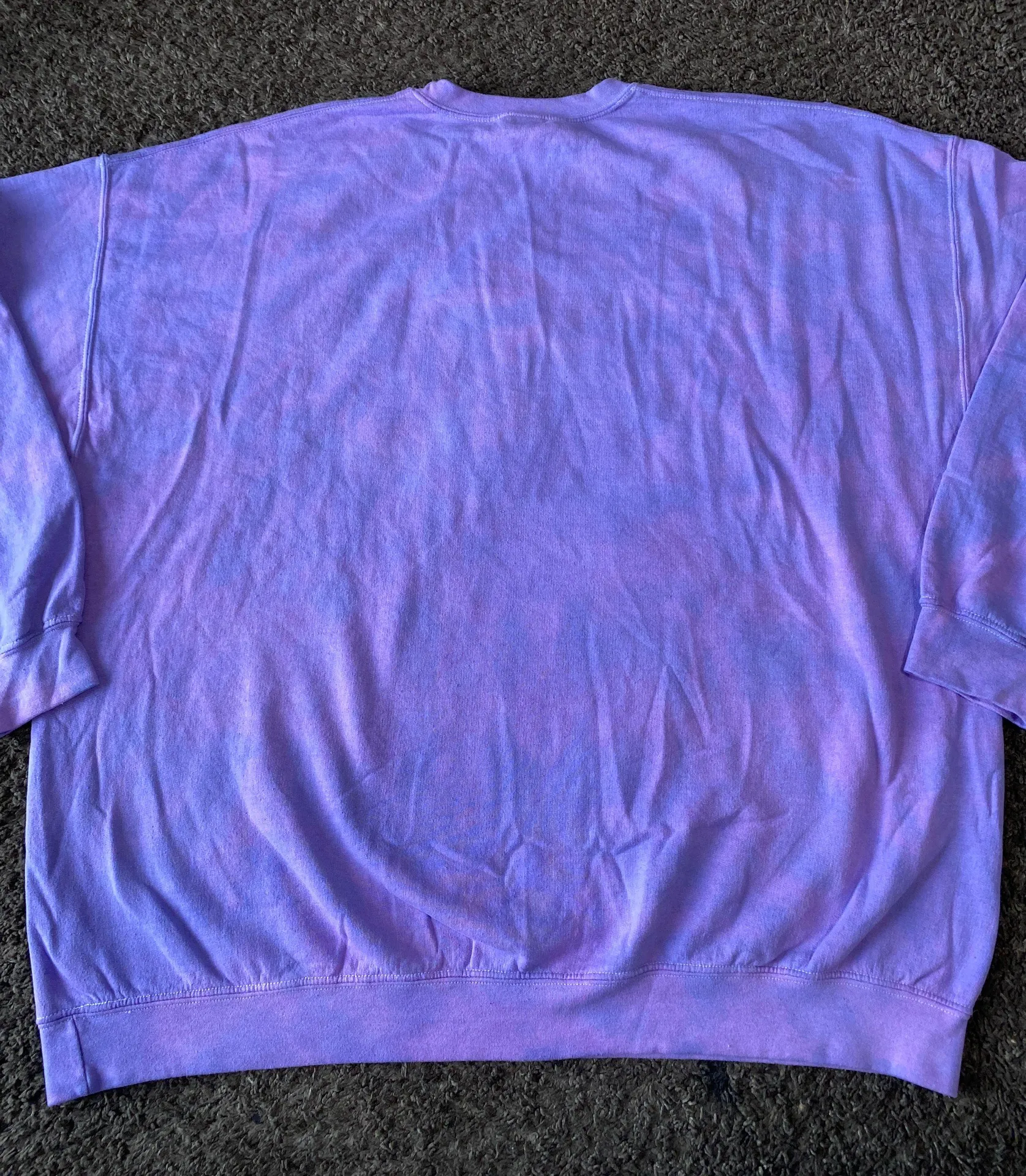 Urban Outfitters Purple Tie Dye Sweatshirt Oversize L/XL - Image 3