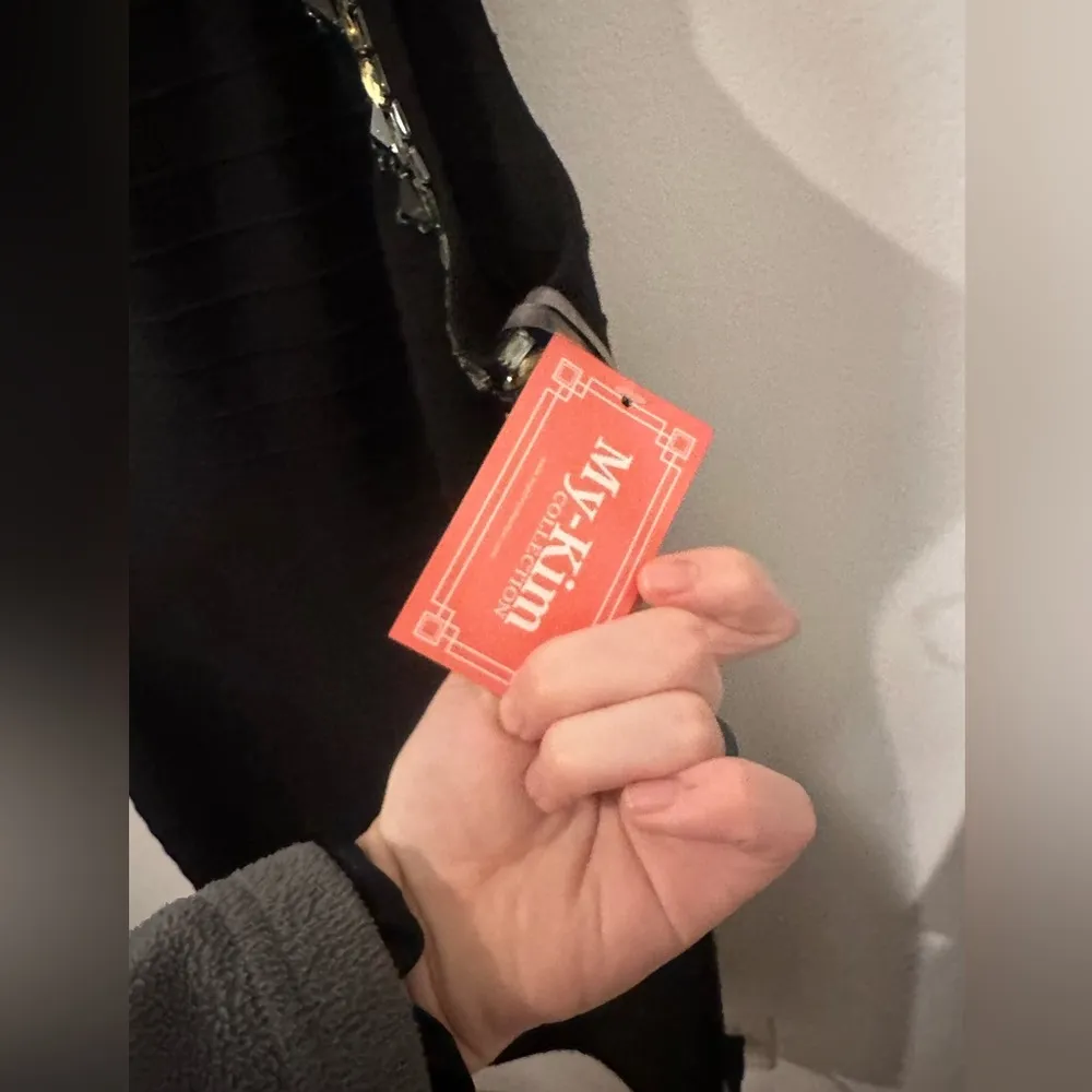 Easley black beaded dress women’s small NWT - Image 3