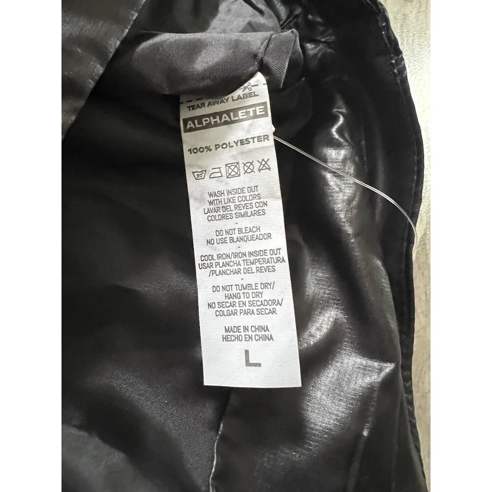 Alphalete  Women’s Infinity Explorer Jacket-Black Rain Windbreaker Jacket Hooded - Image 10