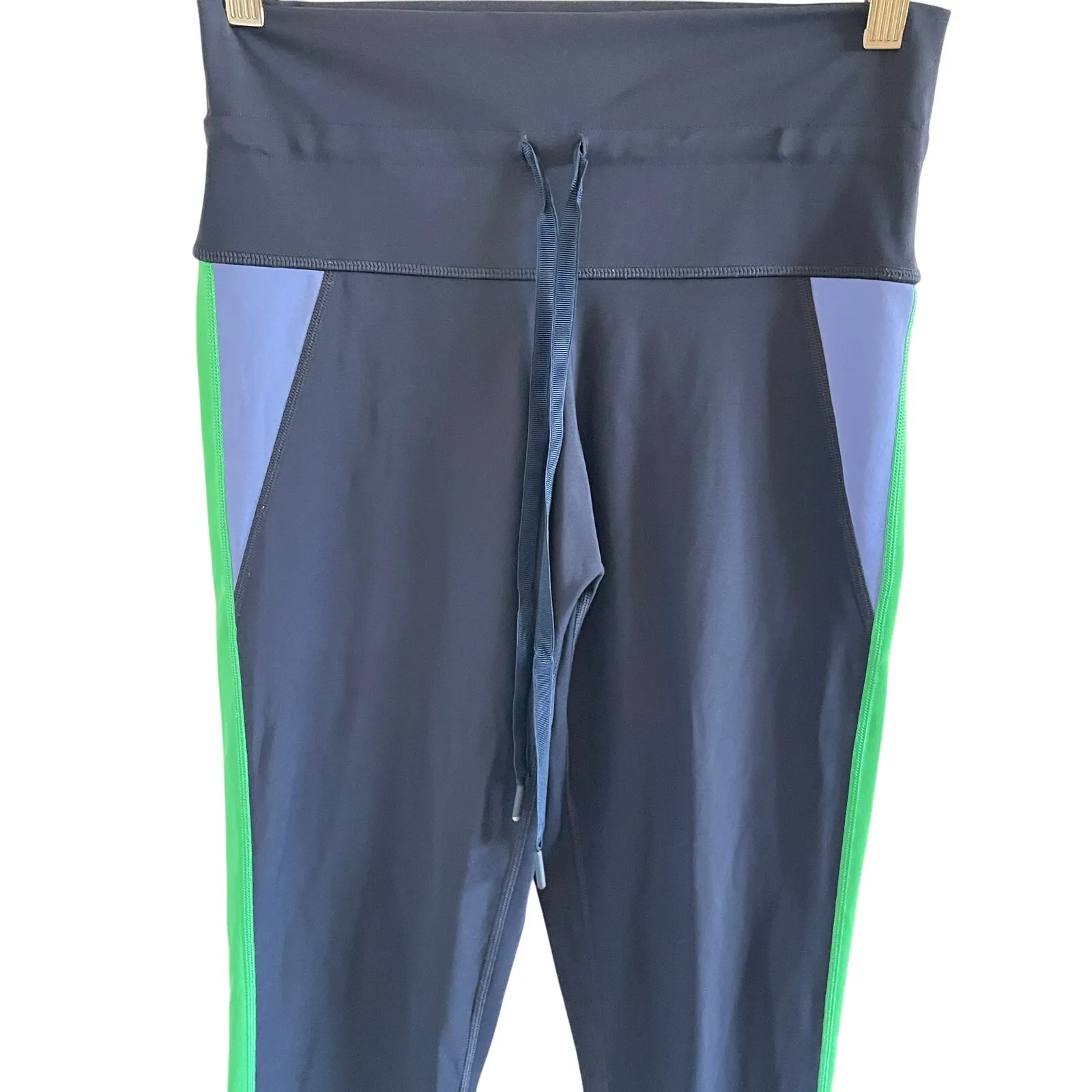 OFFLINE by Aerie Goals Colorblock Leggings Navy Blue, Green, Blue - Image 4