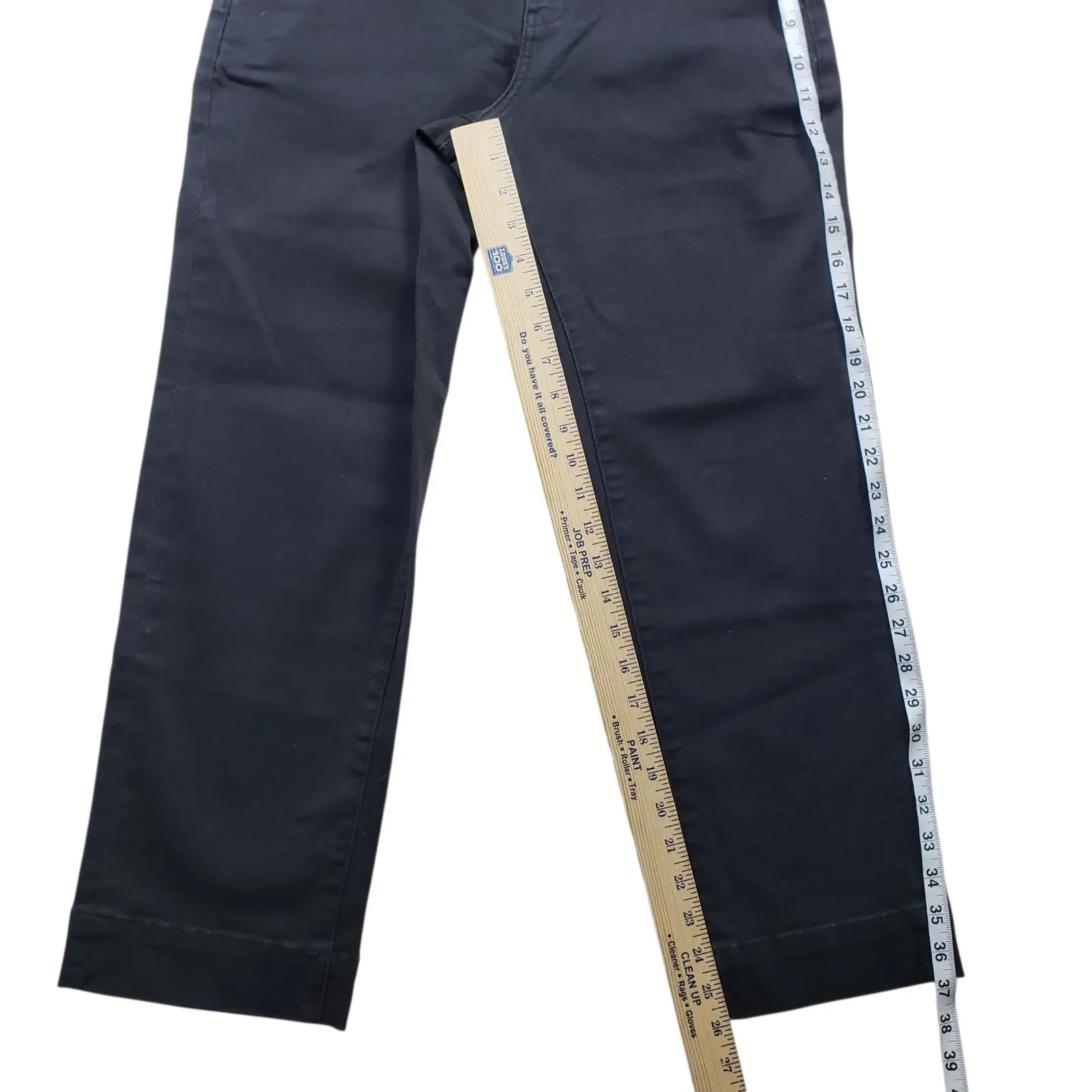 NWT Everlane The Organic Straight Leg Pants Womens Size 2 Black High Rise Jeans - Image 5