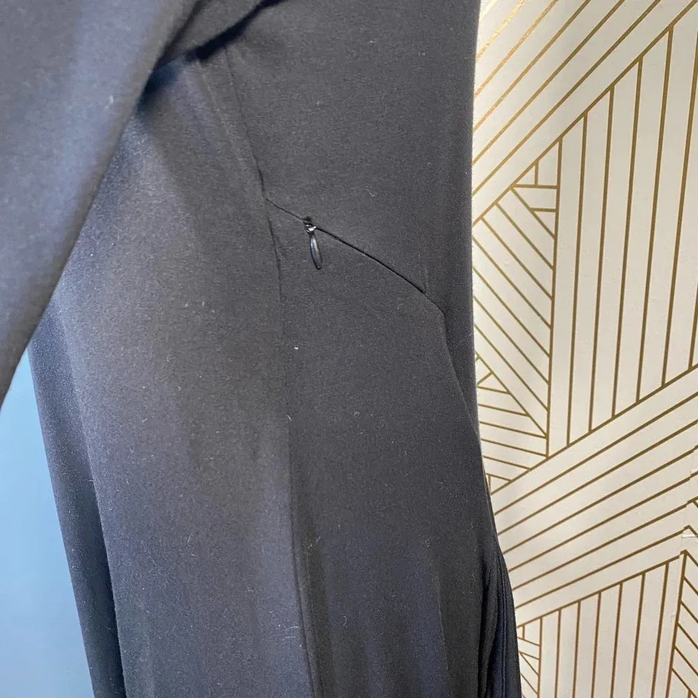 Betabrand Sweatshirt Jersey Travel Dress Black‎ - Image 12