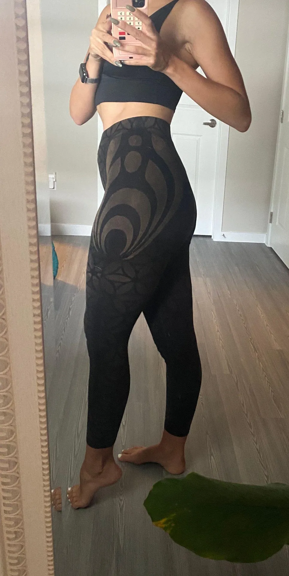 Custom Geometric Leggings  - Image 2