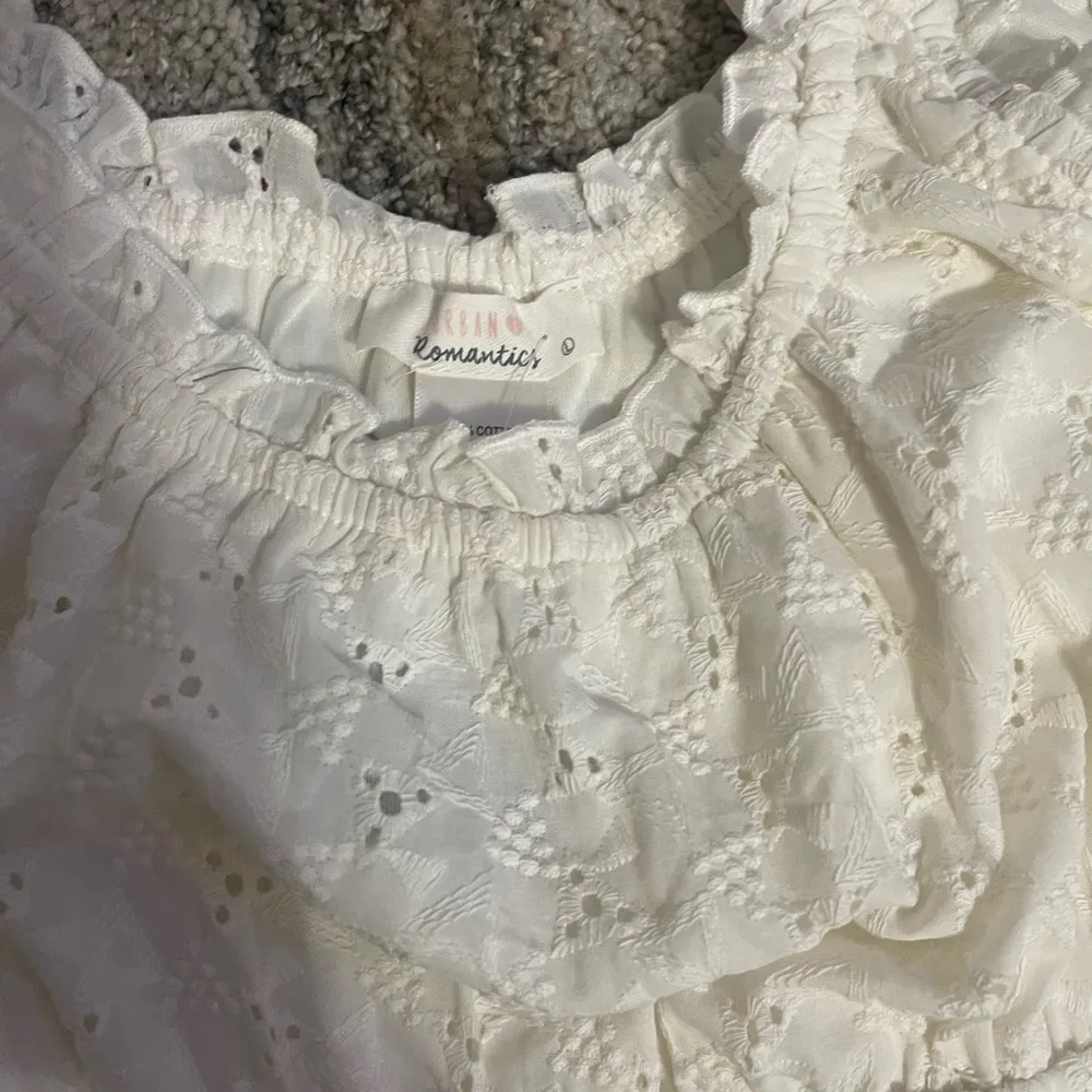 White Eyelet Lace Women’s Top - Image 4