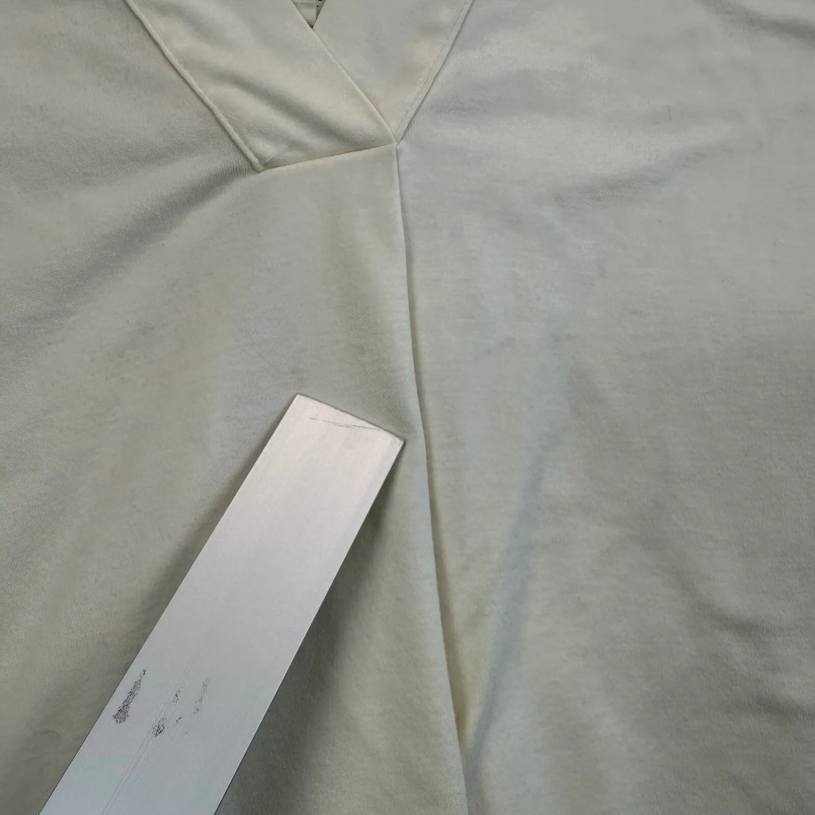 Madewell Tank Top Layered Hem V-Neck Sleeveless Casual Comfy Beige Size M READ‎ - Image 4