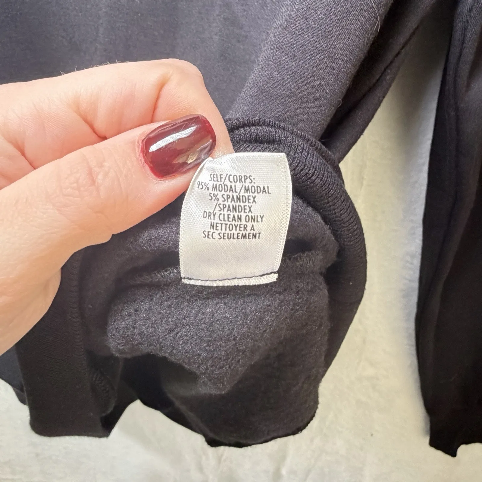 Bailey 44 Black V-Neck Choker Sweater Top Women's size S - Image 7