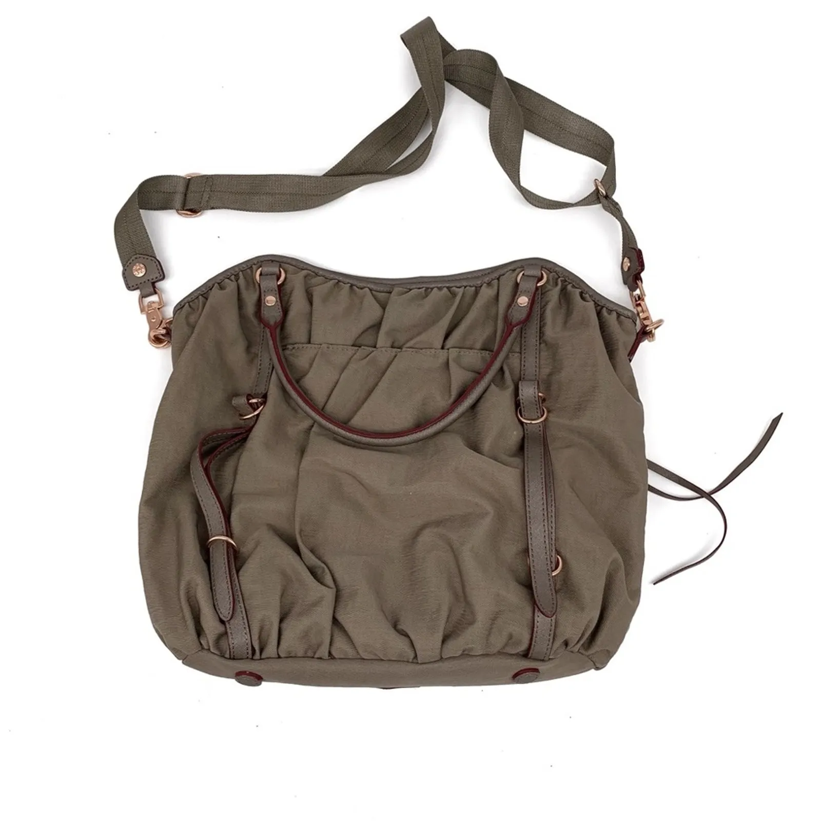 MZ WALLACE Bianca Bedford Tote Bag Medium Grey - Image 9