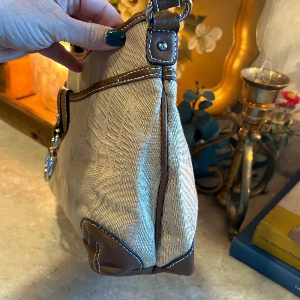 Etienne Aigner Vintage Monogram Sachel Handbag - Image 5