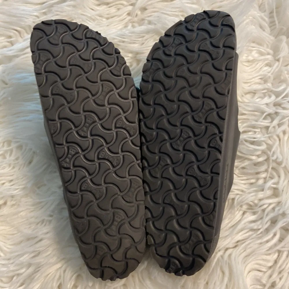 Birkenstock Charcoal Double Strap Slides size 41 (10)excellent condition - Image 5