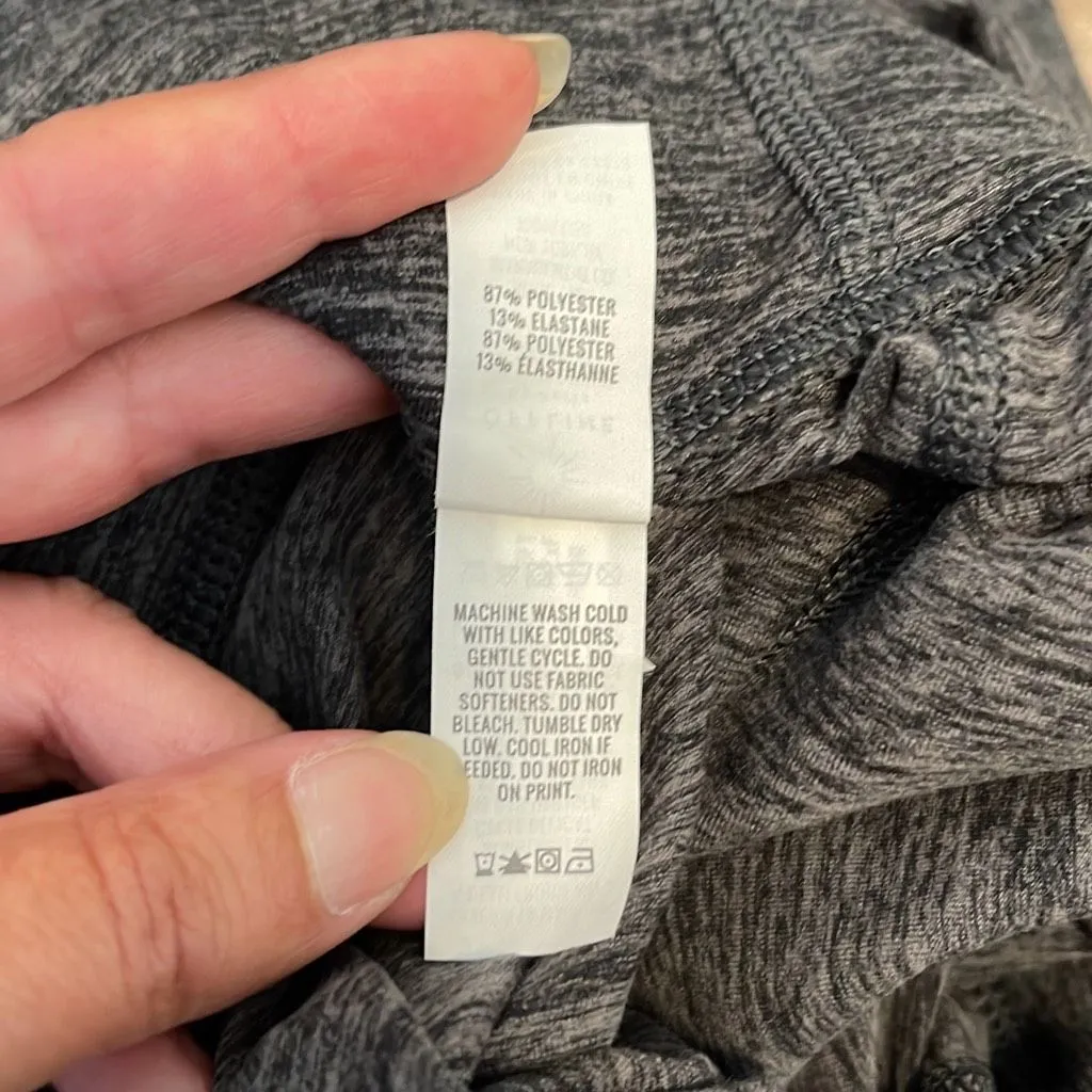 Offline by Aerie Womens‎ The Hugger Foldover Jogger Pants Charcoal Size XS - Image 6