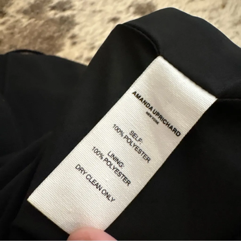 AMANDA UPRICHARD Isabel Dress in Black Rose Y2K Mini NWT - Image 7