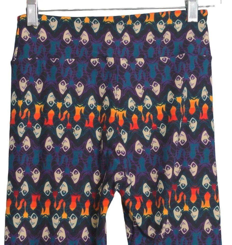 LulaRoe Leggings Disney Villains Maleficent Novelty One Size - Image 5