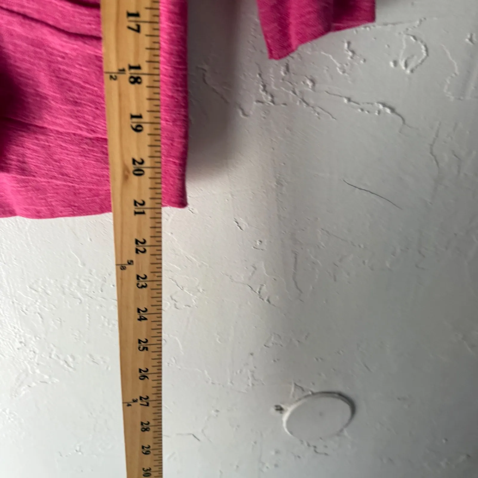 Poof‎ Y2k Pink Cardigan Lace Back  Button Down Knit Sweater Top Large Fairy - Image 4