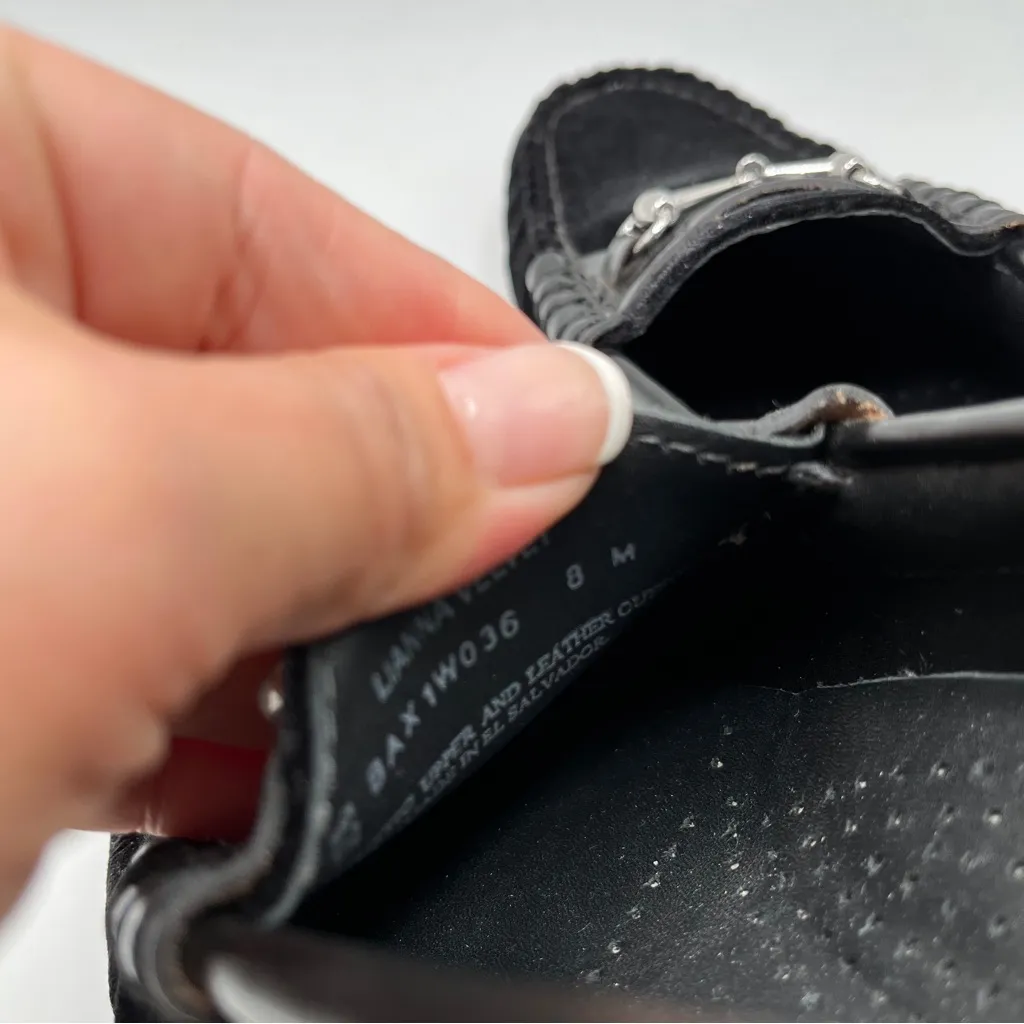 NWOB G.H. BASS WEEJUNS Lianna Black Velvet Horsebit Loafers Size 8 - Image 7