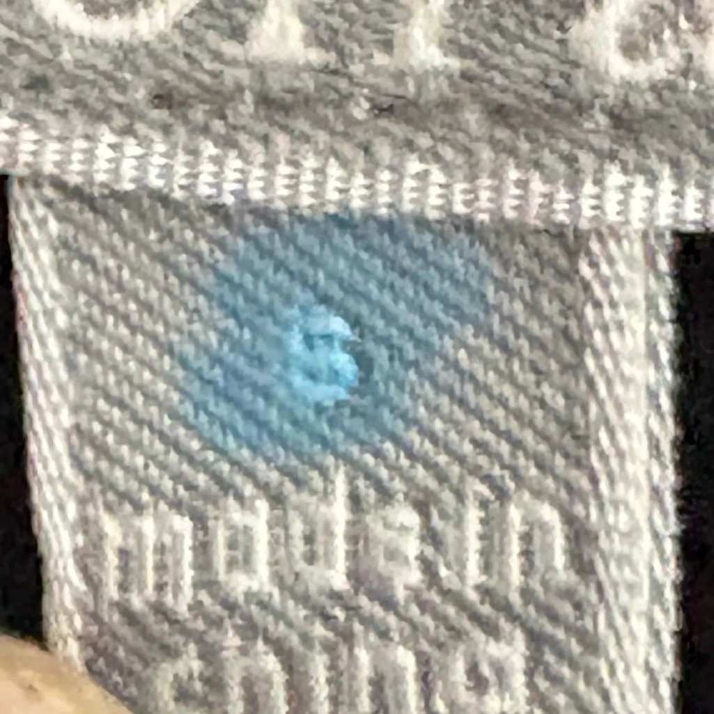 Daniel Rainn black v neck pleated blouse with nature botanical graphics - Image 3