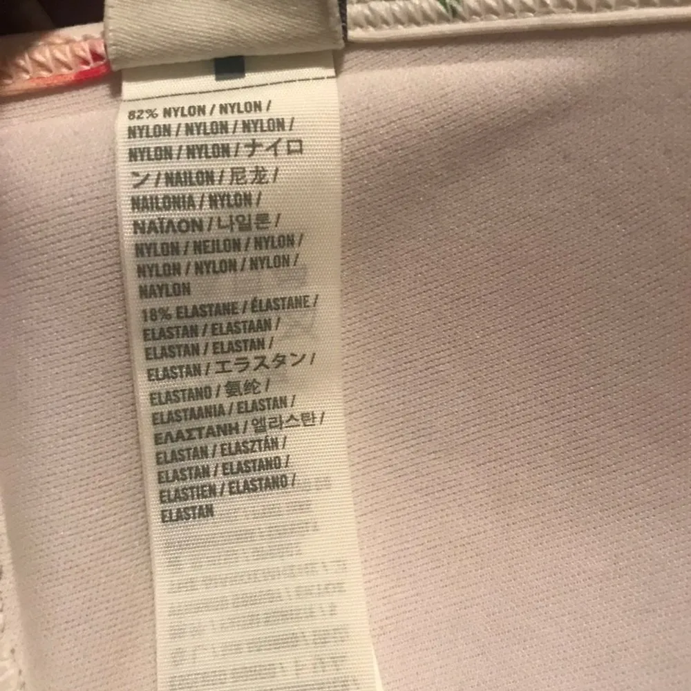 Gilly Hicks  Push Up Halter Tie Floral Bikini Top - Image 5