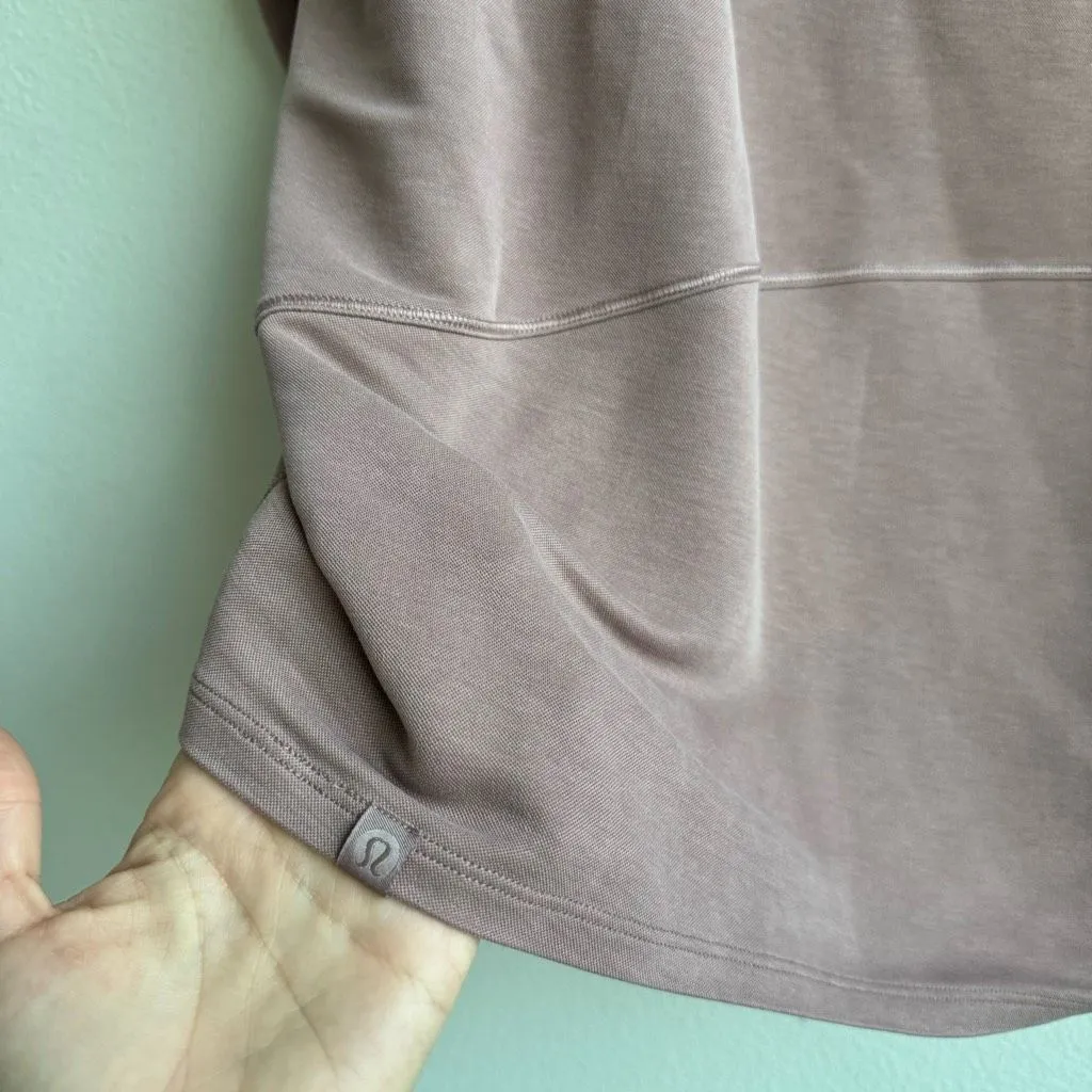 Lululemon Back in Action Long Sleeve Shirt Pique Twilight Rose Pink Size 10? 12? - Image 4