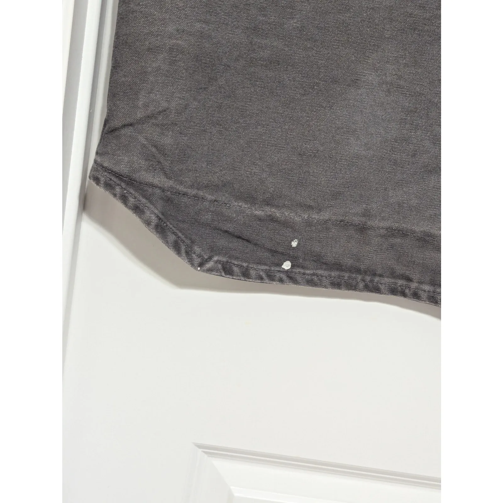 Vintage Y2K Carhartt Sandstone Rugged Vest Sherpa Lined Duck Canvas Dark Gray 3X - Image 7