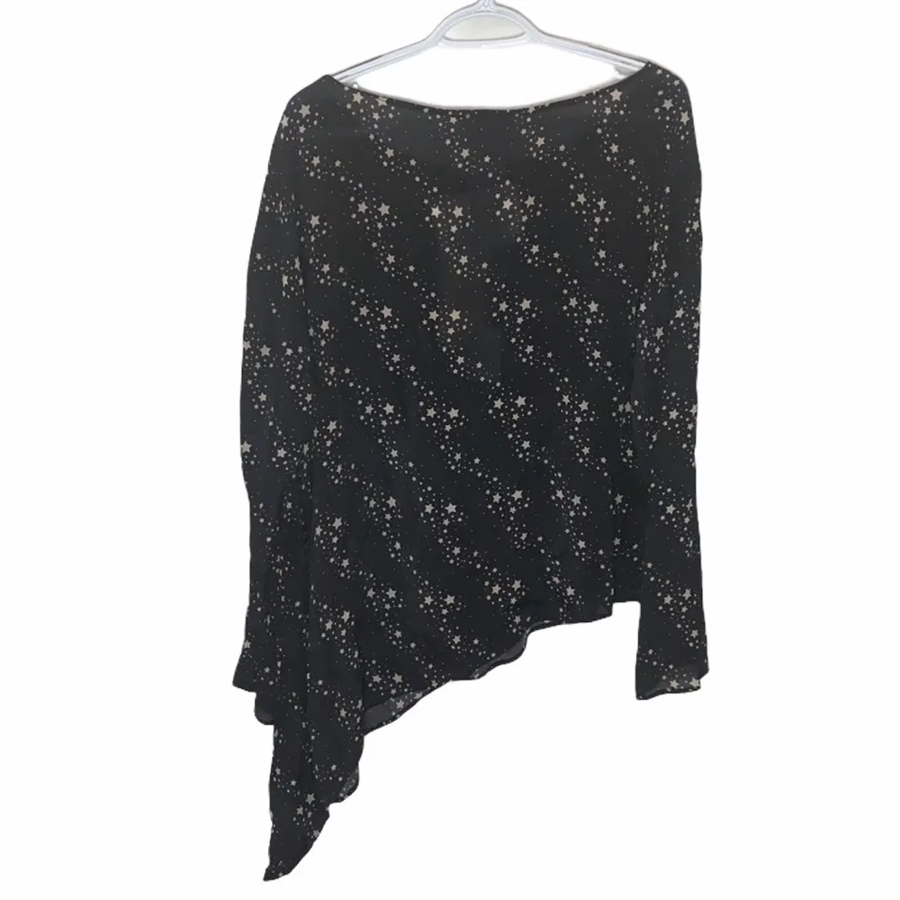 Figue Ani star print draped asymmetrical hem tunic size M Size M - Image 35