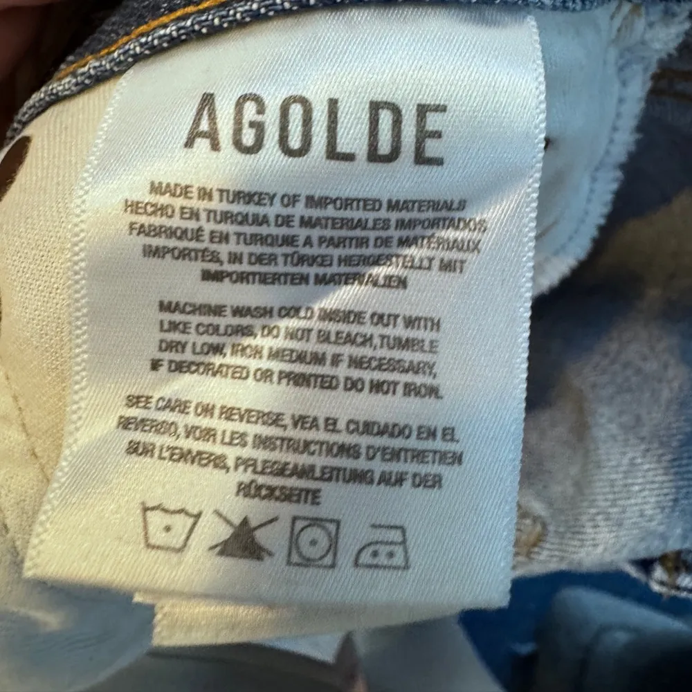 AGOLDE 90s Pinch Size 23” Waist High Rise Straight Jeans NWOT - Image 10