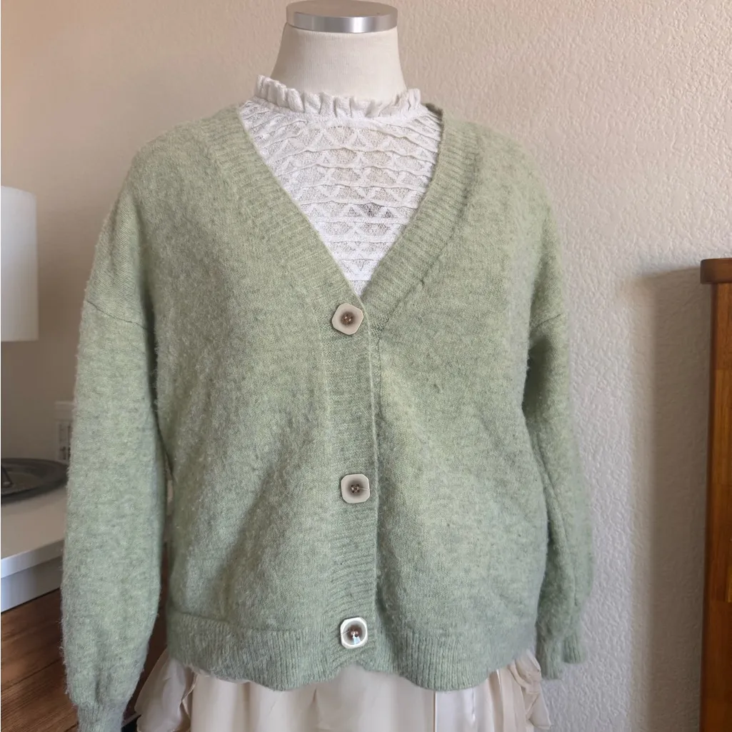 YesStyle Mint Green Cardigan Size undefined - Image 4