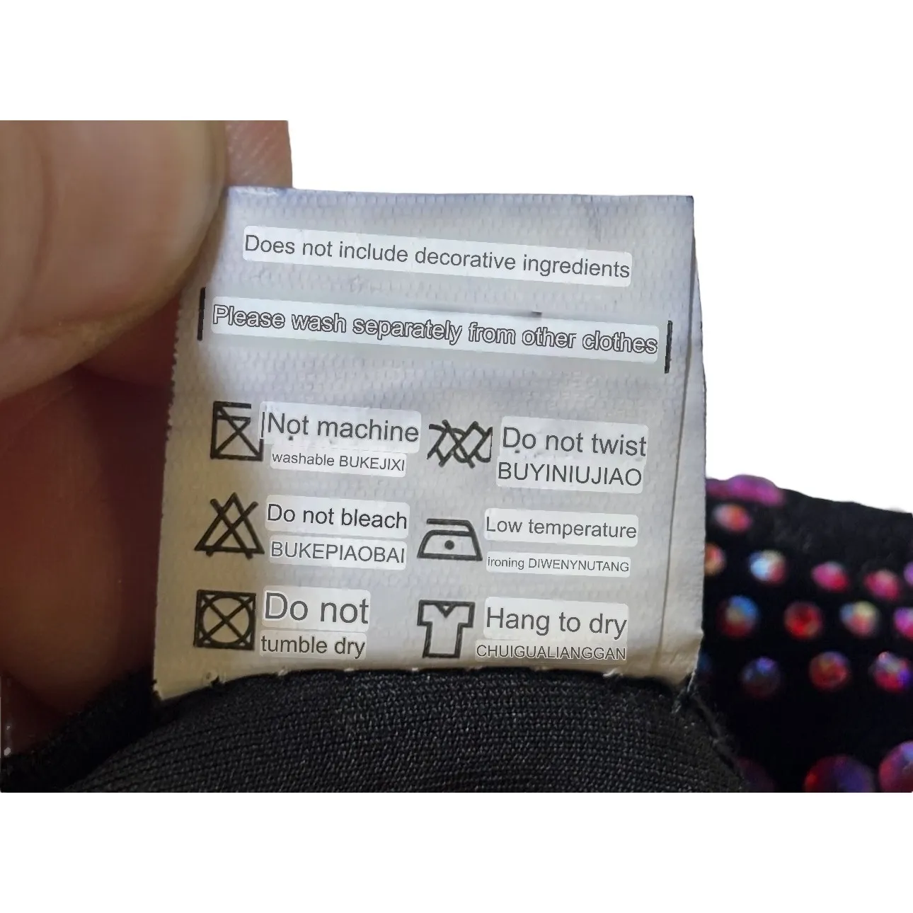 Black Velvet Maxi Dress Pink Rhinestone Beaded Elegant Formal Long Sleeve M VTG‎ Size M - Image 6