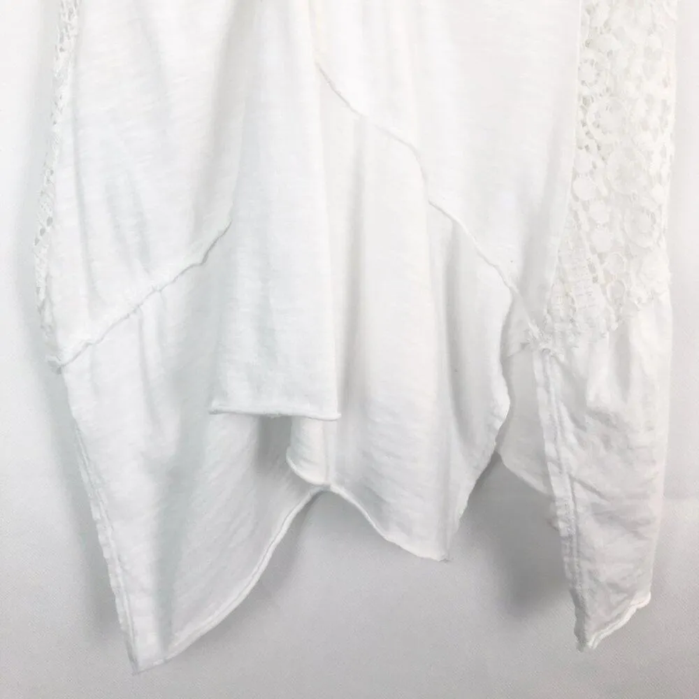 Hollister Babydoll Crochet Top Womens XS Beach Bohemian Nautical Coastal Cowgirl - Image 9