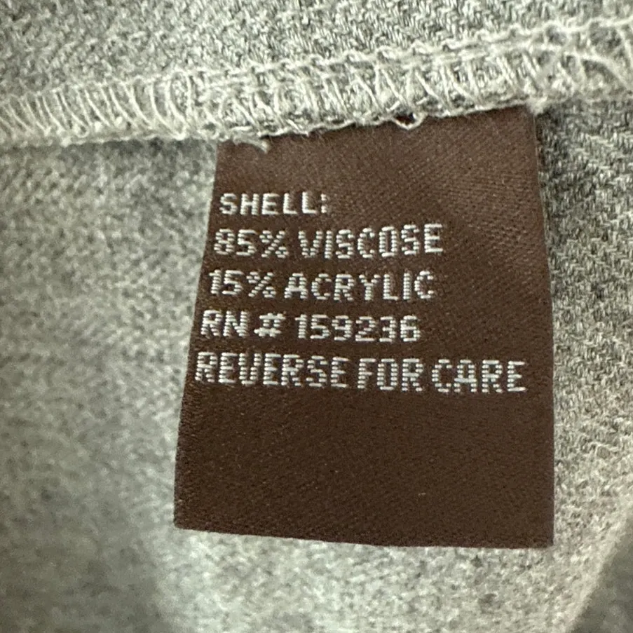 J. McLaughlin 3/4 Sleeve Button Down Brynn Shirt Dress Light Gray Size Large - Image 9