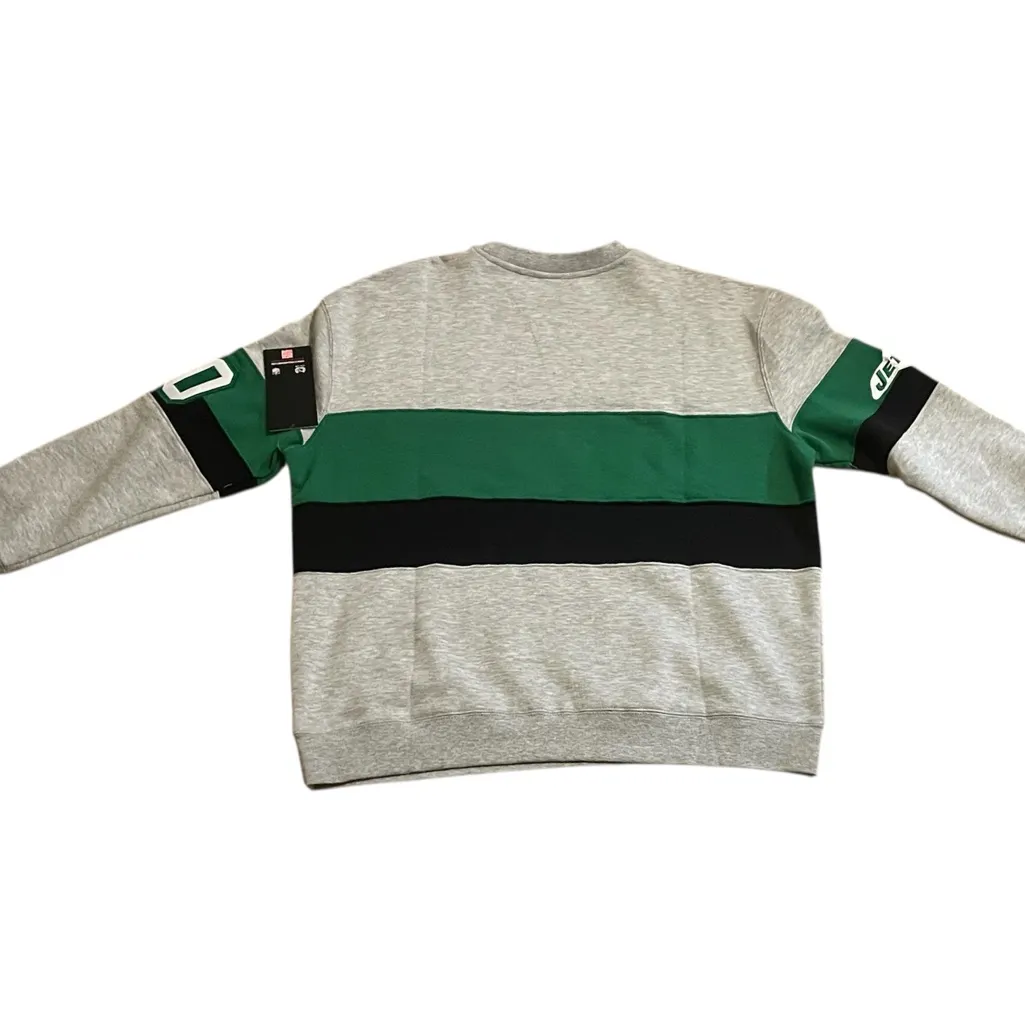 New York Jets NFL Crewneck Sweatshirt Gray Green Black – Women’s Size XL – NWT - Image 4